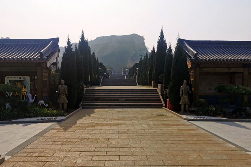 殡仪馆外景实拍