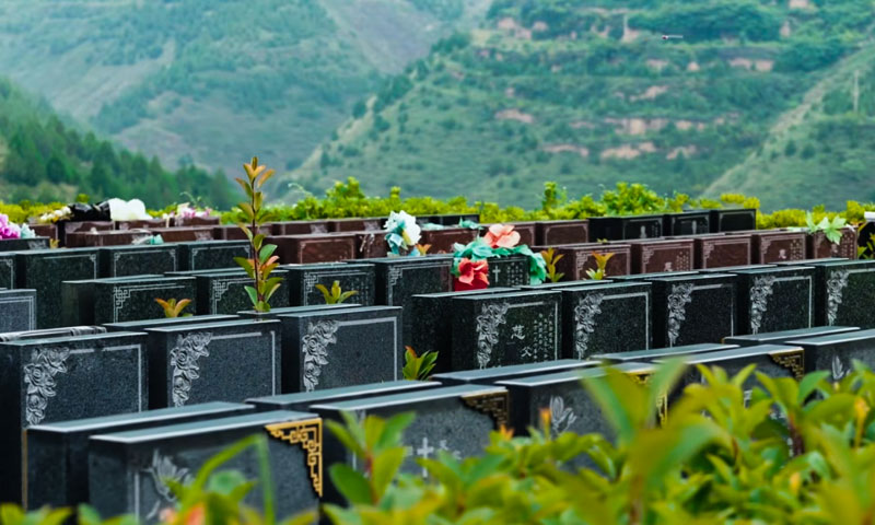 唐昭陵墓园紫薇园墓区景观